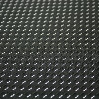 Жаккард «Ёжик» на поролоне (черно-белый, ширина 1,5 м., толщина 4 мм.) клеевое триплирование